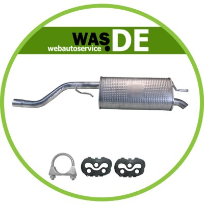 Endschalldampfer für FIAT GRANDE PUNTO 1.4 od 2005 & OPEL CORSA D 1.4 ab 200