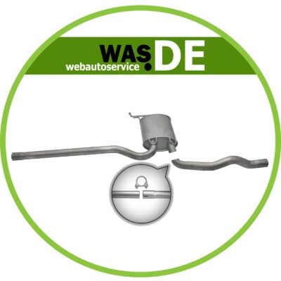 Auspuff Mittelschalldämpfer VW Passat 1.6 & 1.9 TDI auch für Variant