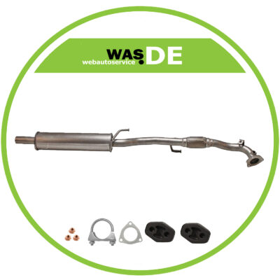 Auspuff Volkswagen Fox 1.2 (5Z1, 5Z3) 55PS/60PS ab. Bj. 2005, Vorschalldämpfer