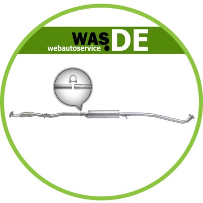 Auspuff Mittelschalldämpfer Chevrolet Matiz, Spark (M200, M250) 0.8 & 1.0