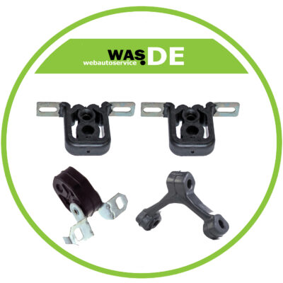AUSPUFFHALTER  VW BORA, Golf 4, New Beetle, Seat Leon 1.4-2.3  AUSPUFFGUMMI SET