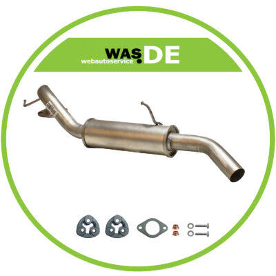 Auspuff Opel Frontera B 2.2 16V SWB - Kurz Endschalldämpfer mit Anbausatz