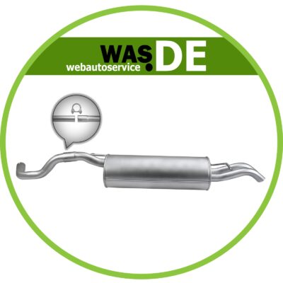 Auspuff Endtopf Seat Toledo II, Skoda Octavia, VW Bora Golf IV 1.6 FSI 1.8 & 2.0
