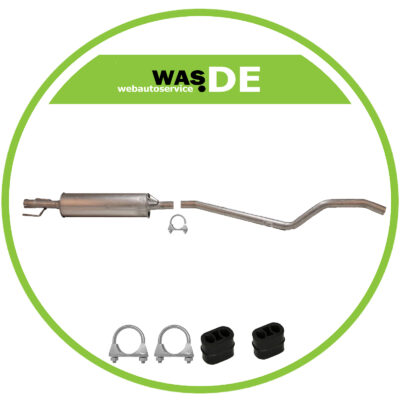 Auspuff Opel Astra H (A04) Caravan Kombi 1.4 Mittelschalldämpfer mit Anbausatz