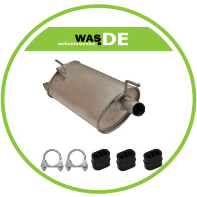 Auspuff Opel Meriva A (X03) 1.7 CDTI Endschalldämpfer Endtopf mit Anbausatz