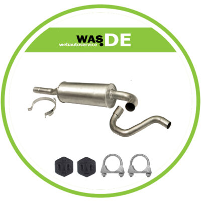 Auspuff Mittelschalldämpfer Volvo 740, 940 & 940 II 2.0 & 2.3 inkl. Montagesatz