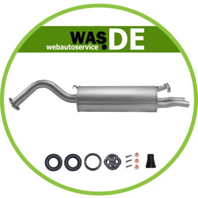 Auspuff Endschalldämpfer Audi 100 & A6 (4A, C4) 2.6 2.8 E auch Avant + Anbaukit