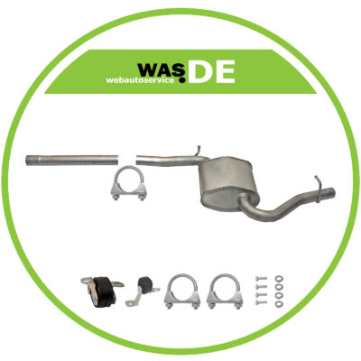 Auspuff Mittelschalldämpfer Audi A4 & A4 Avant 2.0 inkl. Montagesatz