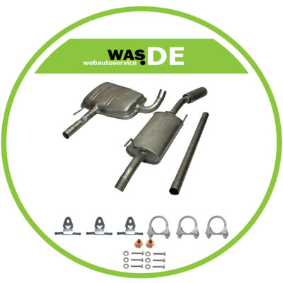 Auspuffanlage ab Kat VW Passat 35i + Variant 1.8 & 2.0 bis Bj. 93 Auspuff