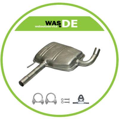 Auspuff Mitteltopf VW Passat & Passat Variant 1.6 1.8 2.0 1.9 TDI + Montagesatz