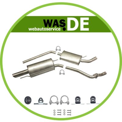 Auspuffanlage für VW Transporter IV, T4 2.0/2.5/2.8 Bus Kasten kurz & lang,
