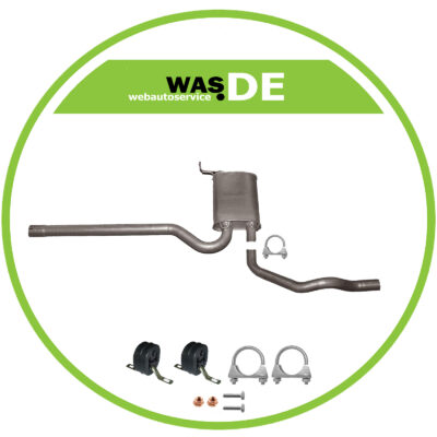 Auspuff Mittelschalldämpfer VW Passat B5 1.8 2.0 4 Motion 1.9 TDI mit Anbausatz