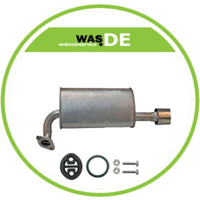 Auspuff, Endschalldämpfer links Mazda 6 (GG & GY) 2.0 16V & 2.3 16V