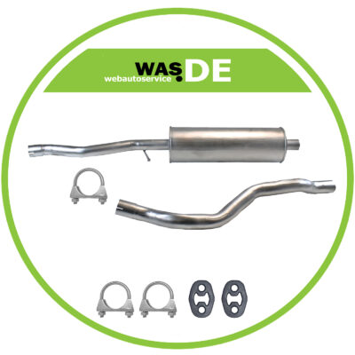 Auspuff Ford Galaxy 2003-2006 1.9 TDi WGR Mittelschalldämpfer + Montagesatz