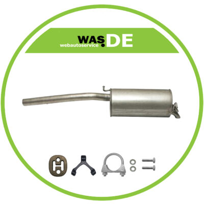 Auspuff Endschalldämpfer VW Caddy III Kasten & Kombi 2.0 SDI inkl. Montagesatz