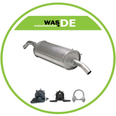 silencieux arrière  échappement Citroen C2 C3I  Peugeot 1007 1.4 16V + attaches