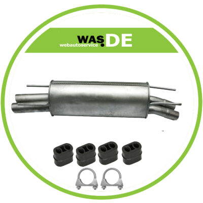 Auspuff Opel Omega B 1994-2001 3.0 V6 Endschalldämpfer + Montagesatz