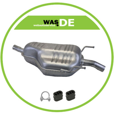AUSPUFFANLAGE Endschalldämpfer Opel Astra H + CC + Caravan 1.6 1.8 AUSPUFF