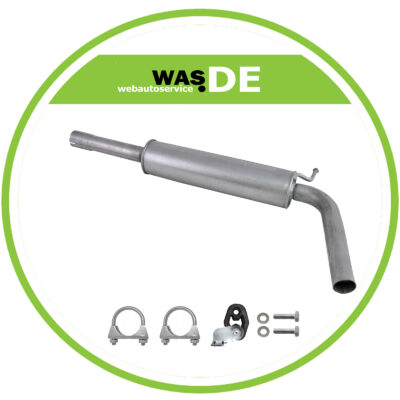 Auspuff Mittelschalldämpfer VW Polo, Ibiza, Fabia 1.9 TDi SDi, Baujahr 2001-2009