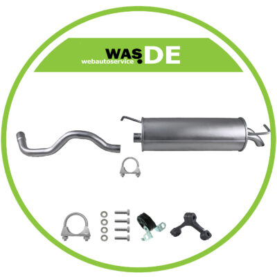 Auspuff Seat Leon 1999-2006 1.6 16V - 1.9 SDi 1M1 Endschalldämpfer + Montagesatz