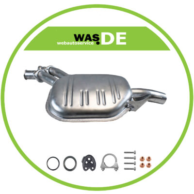 Auspuff Mittelschalldämpfer Mercedes Benz Coupe & E-Klasse Coupe (C124) 300 320