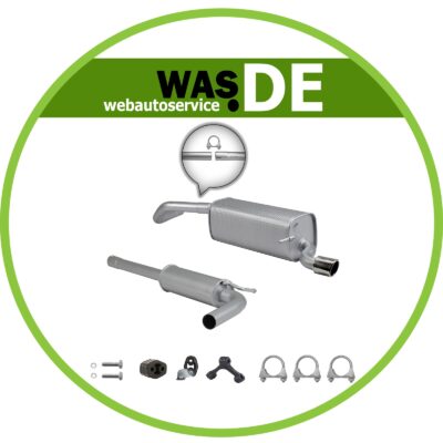 Auspuffanlage für VW Polo 6R 1.2 TSI 2009- & AUDI A1 1.2 2010- Auspuff