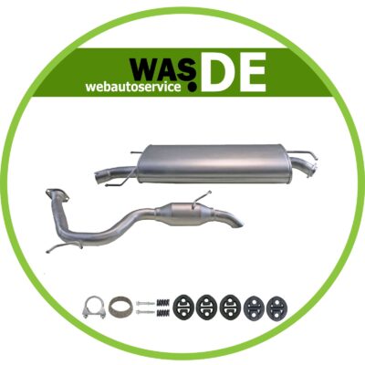 Auspuffanlage für TOYOTA RAV 4 III 2.2 D 4WD ab. Bj. 2005- 4x4, 5 Türen, Auspuff