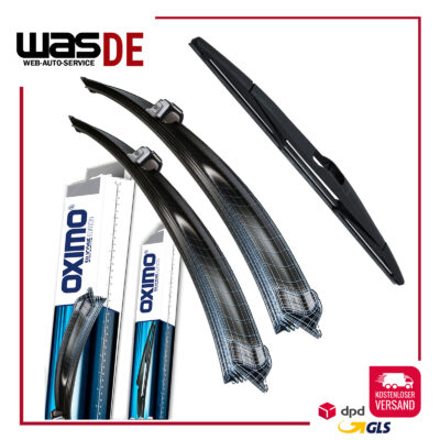 SCHEIBENWISCHER Wischblatt VORNE + HINTEN für RENAULT MEGANE II KOMBI 02/06-