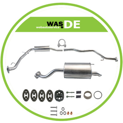 Auspuff Honda Jazz II (GD) 1.2 & 1.4  Auspuffanlage mit Anbausatz