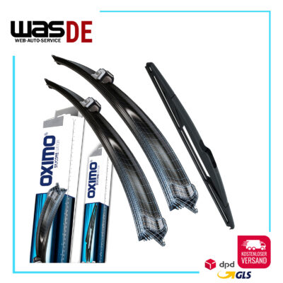 SCHEIBENWISCHER VORNE + HINTEN für Ford Fiesta (VI) Schrägheck ab. Bj. 11.2012-