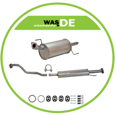 Auspuff für Nissan Juke (F15) 1.6 Auspuffanlage ab Baujahr 2010