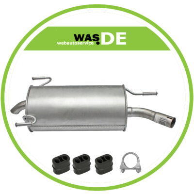 Auspuff Opel Corsa C 2000-2009 1.0 Endschalldämpfer Endtopf Schalldämpfer