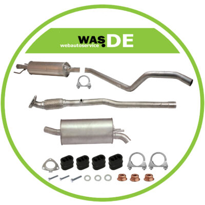 Auspuff Opel Astra H 1.4 90PS Caravan Kombi BJ. ab 2004 Komplette Auspuffanlage