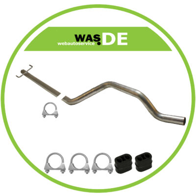 Auspuff Opel Meriva A (X03) 1.7 CDTI, 100PS Mittelrohr mit Montagesatz