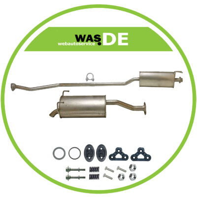 Auspuffanlage Honda Civic VII 1.4iS/1.6i 90PS, 110PS ab. Bj. 2001, Auspuff