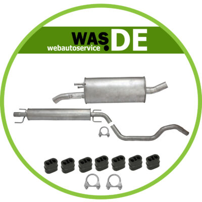 Auspuff, Komplette Auspuffanlage, Endschalldämpfer Opel Zafira A (F75_) 1.8 16V
